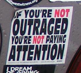 If your not outraged